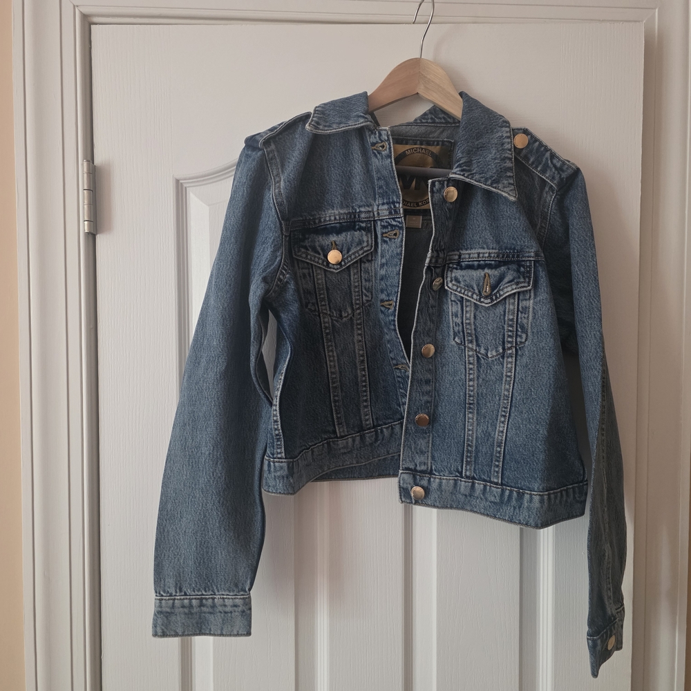 Michael Kors Blue Jean Jacket Classic Denim Style